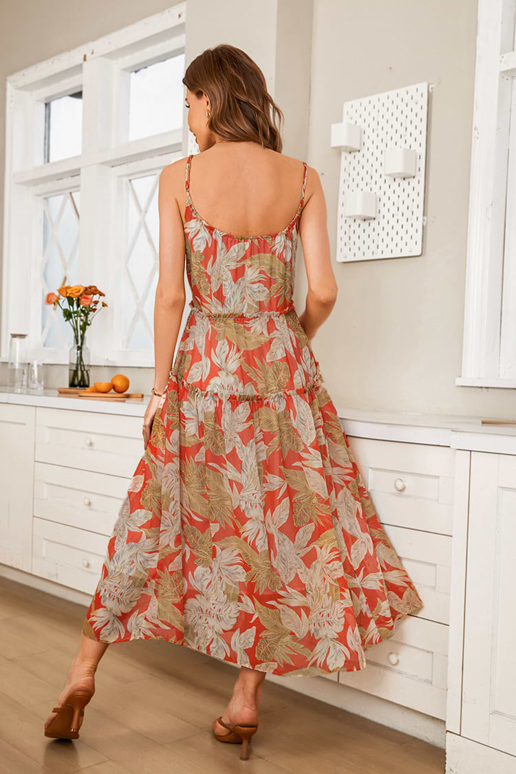 Vestido en forma de A Escote pronunciado Sin mangas Lace up