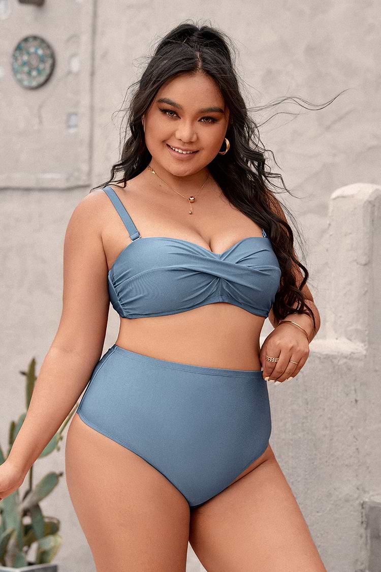 Wild Romance Classic High Waist Plus Size Bikini Bottom