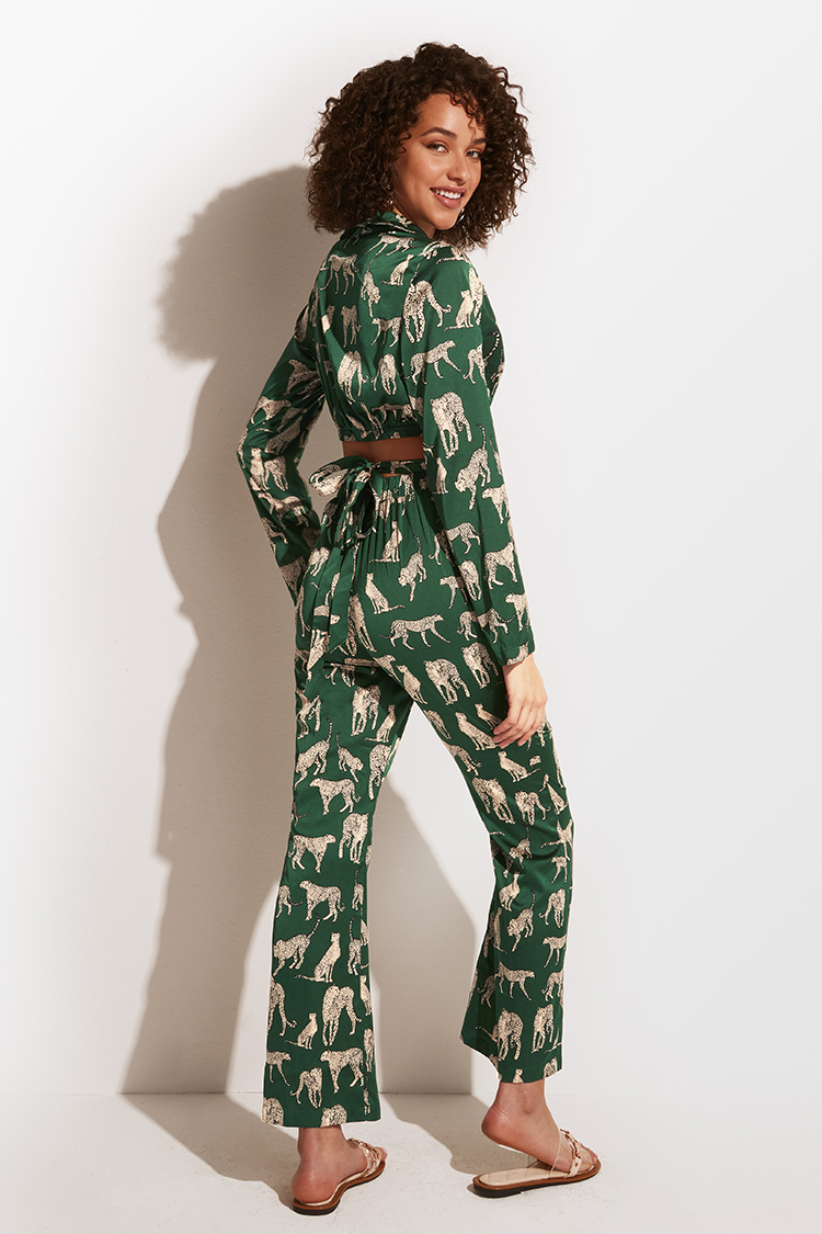 Conjunto con estampado animal