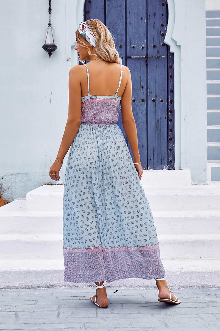 Süßes Rückenfreies Kleid mit V-Ausschnitt zum Binden