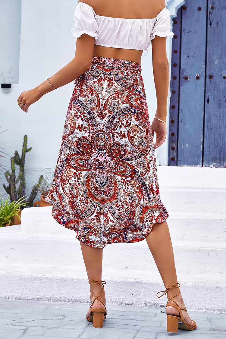 Cover Up Cachemira Volantes