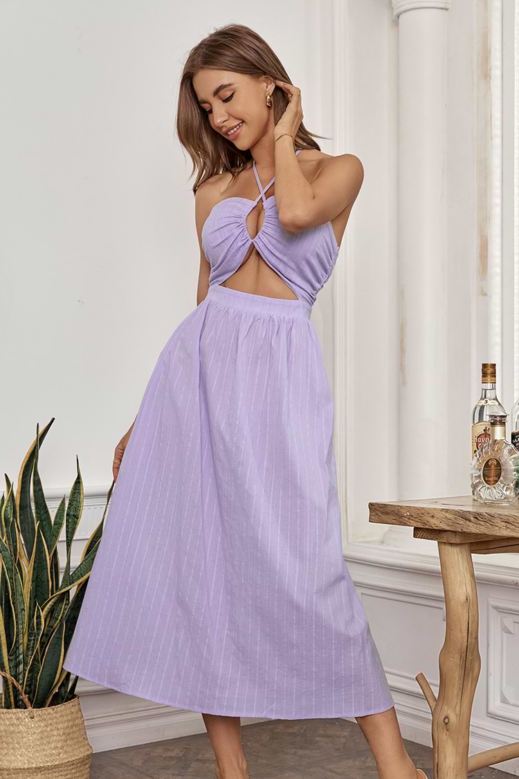 Kleid mit verstellbaren Trägern in A-Form