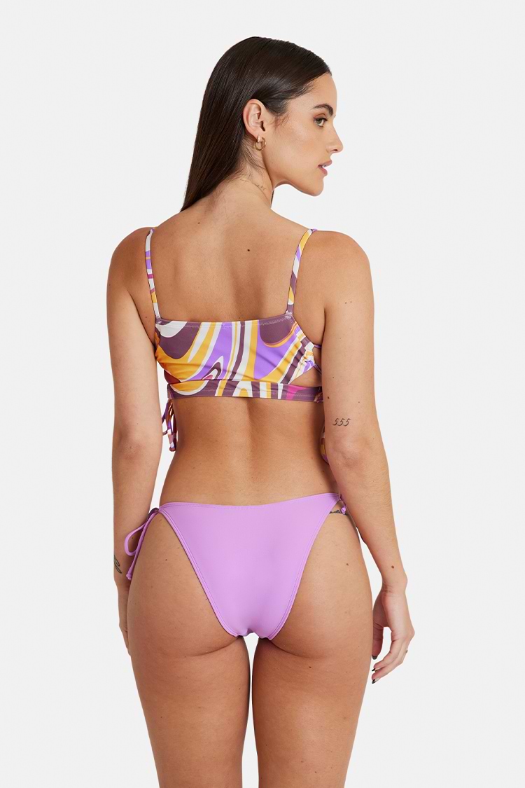 Bedrucktes Cut out Midkini & Extra Cheeky Hipster Set