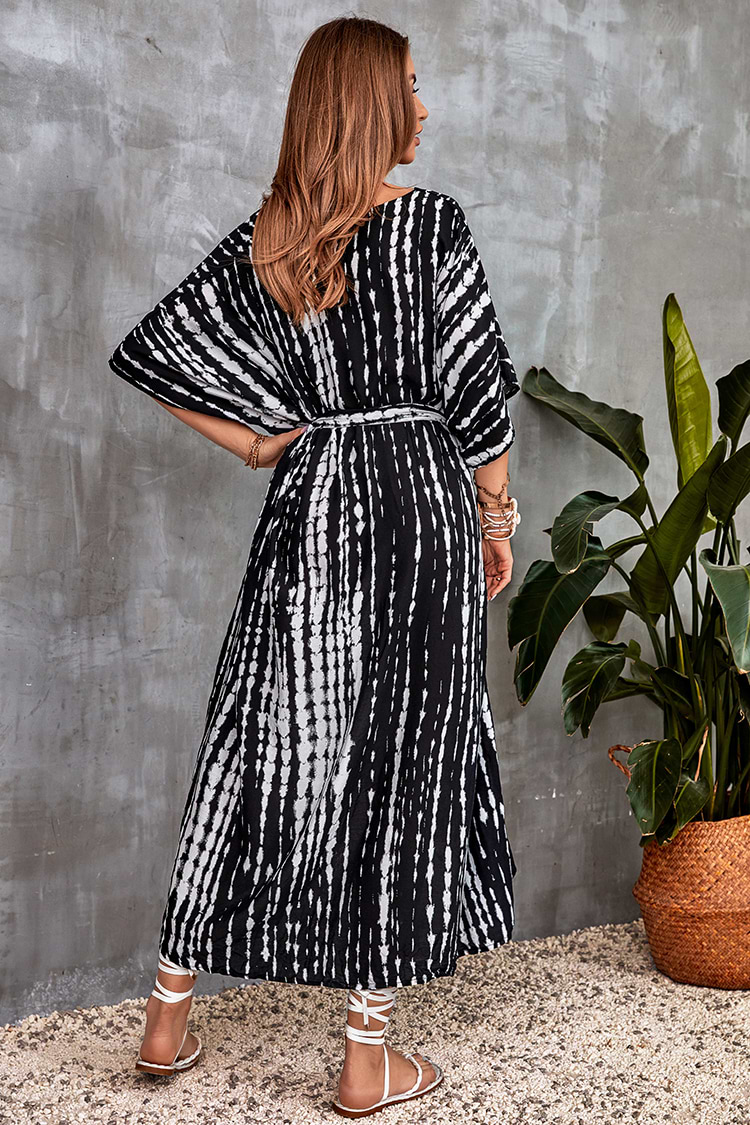 Kimono a rayas Mangas dolman