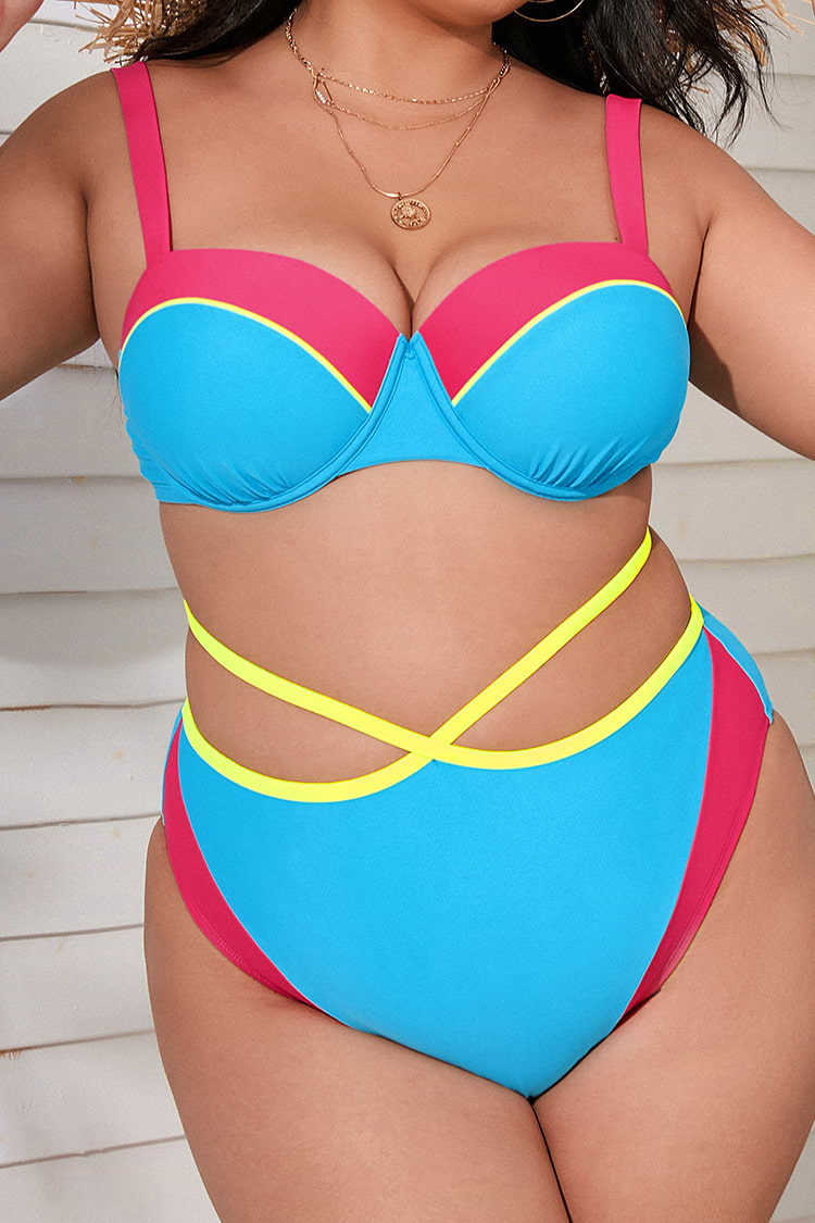 plus size underwire bikini