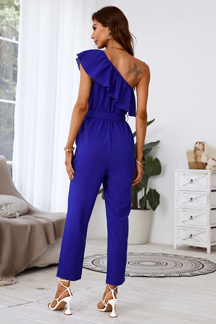 Combinaison avec ceinture à taille haute