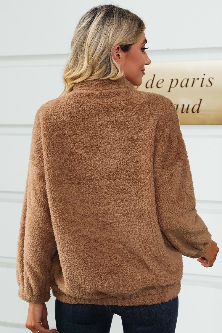 Always Sweet Plush Half-Zip Pullover