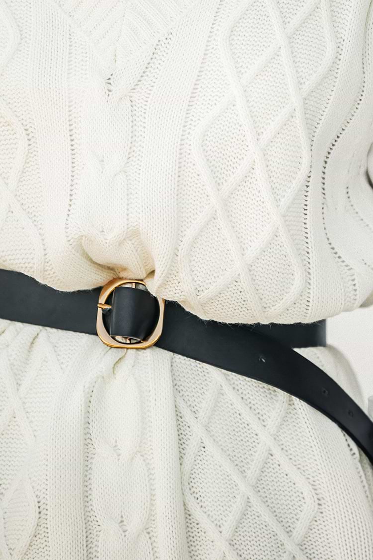 Love It Faux Leather O-Ring Buckle Belt