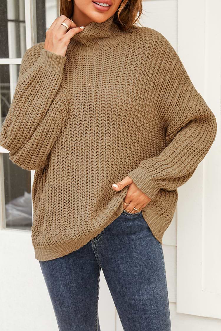 Sugar Rush Chunky Knit Turtleneck Sweater