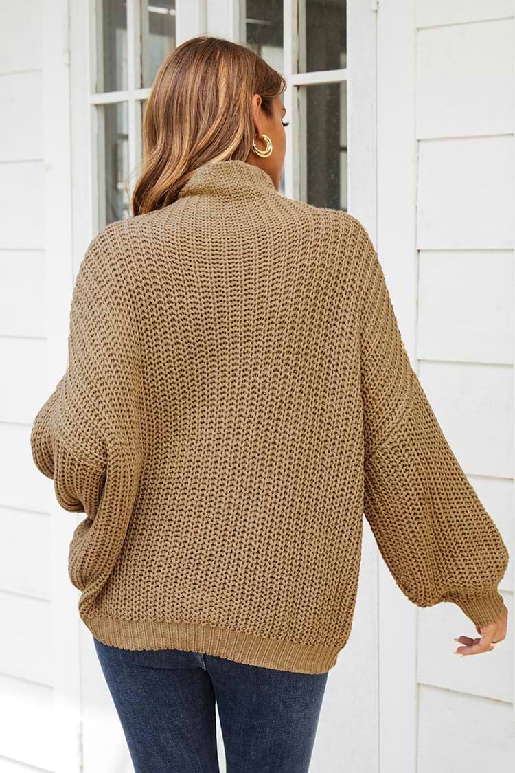 Sugar Rush Chunky Knit Turtleneck Sweater