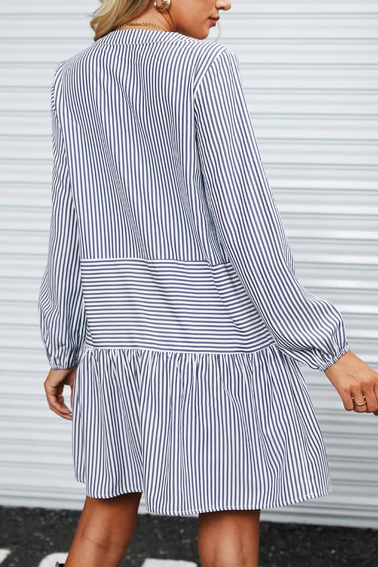 Minivestido de Rayas por Niveles