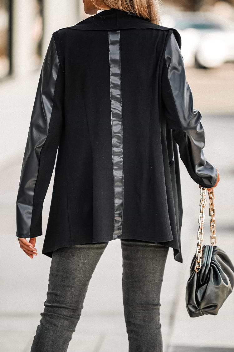 Bobbie Drape Front Coat