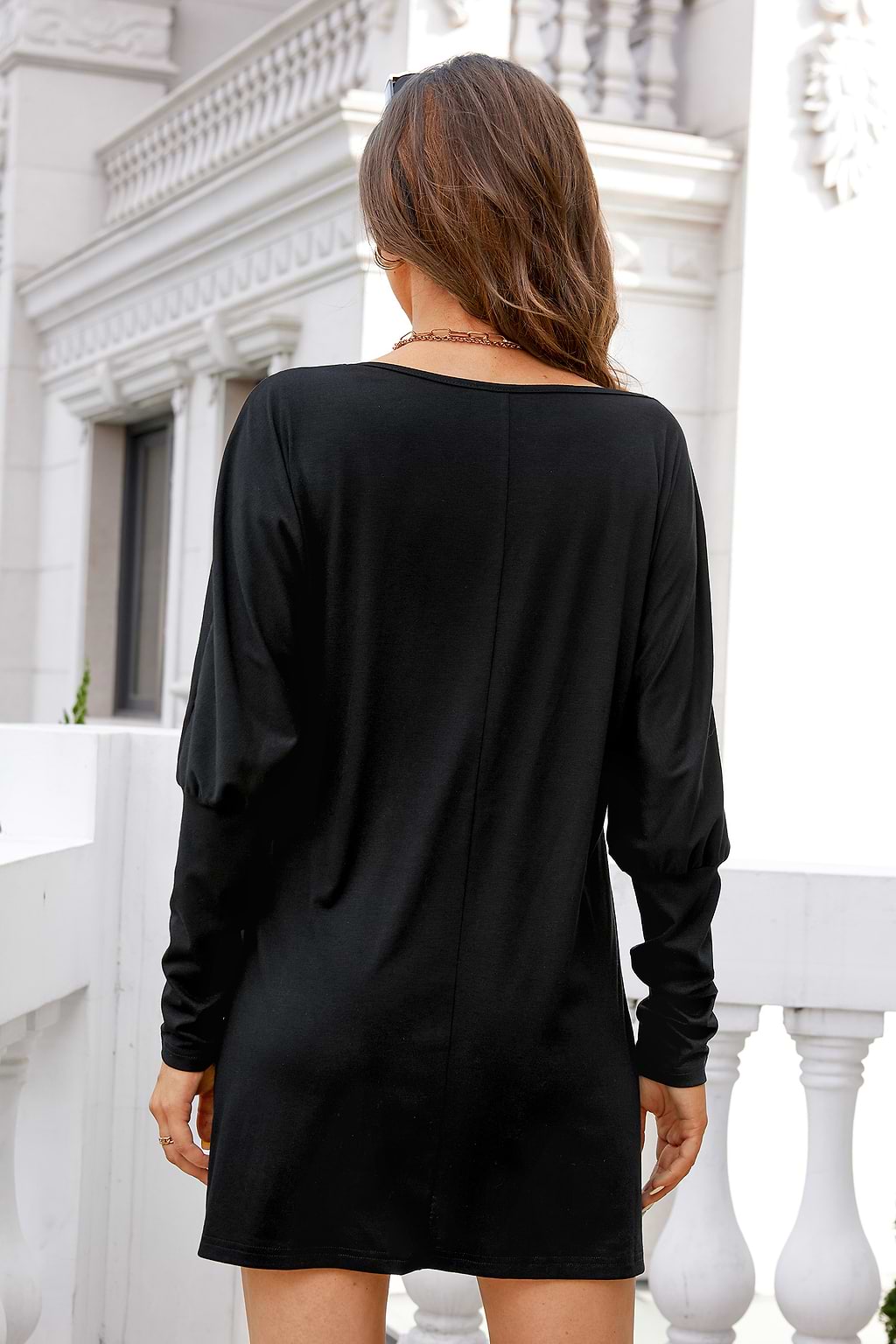 Special You Scalloped Lace V-Neck Dress