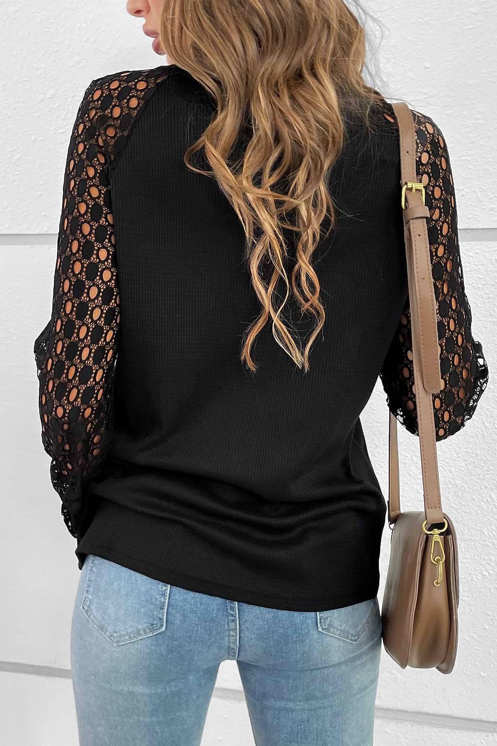 Dedicated To You Ribbed Cutout Raglan Sleeve Jumper