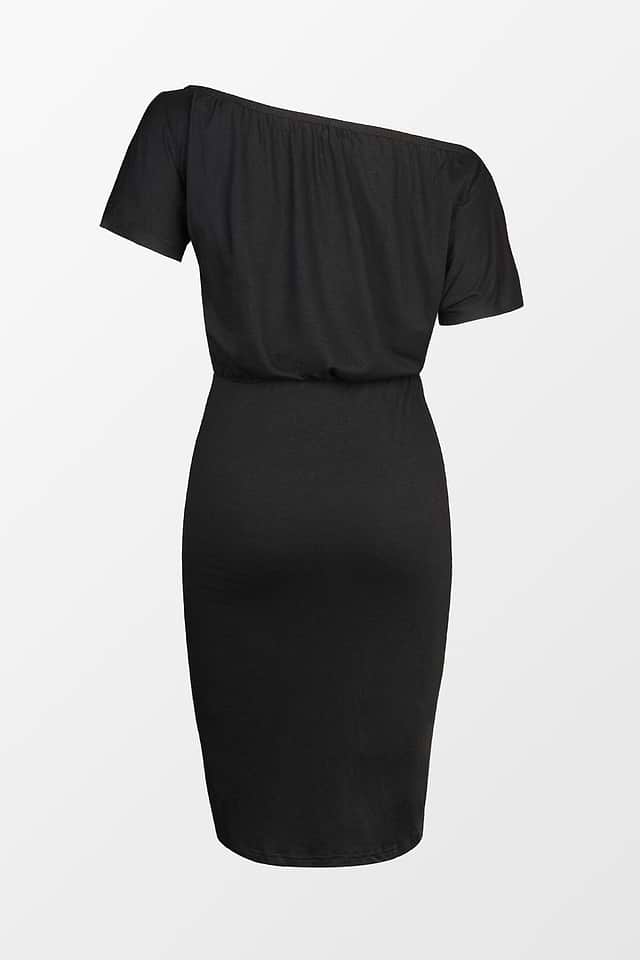 Buffy Short Sleeve Off Shoulder Mid Length Dress