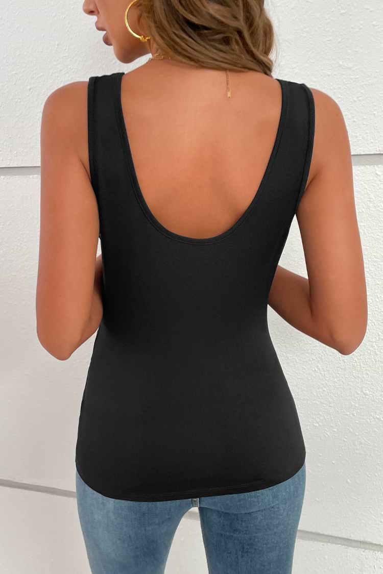 North Star Plunge V-Neck Lace-Up Scalloped Lace Top