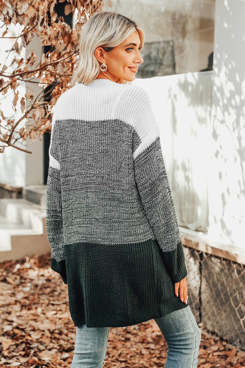 Sunny Daze Colorblock Open-Front Cardigan