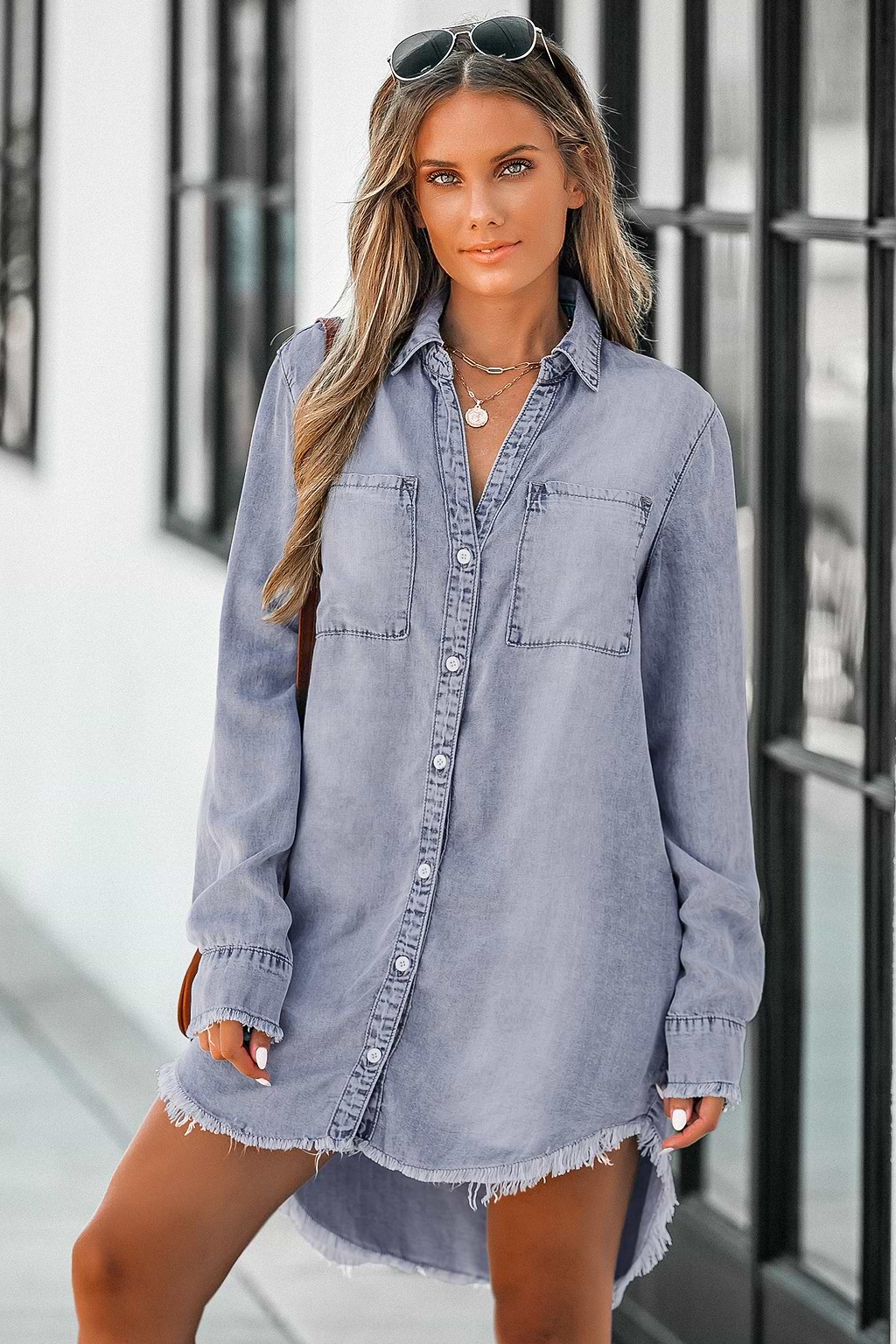 Single One Frayed Denim Shirt