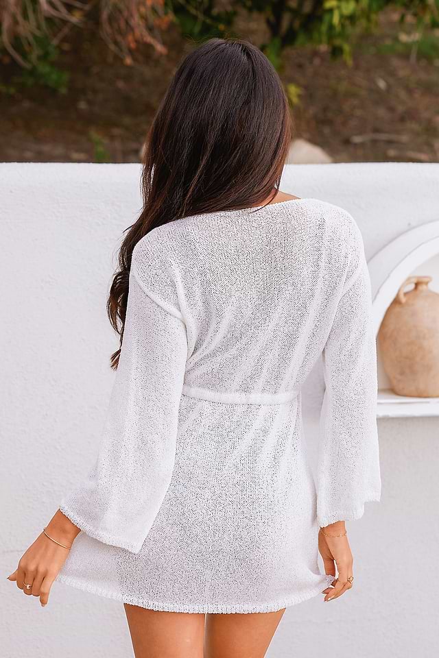 Terry Cloth Swim Cover-Up Dress