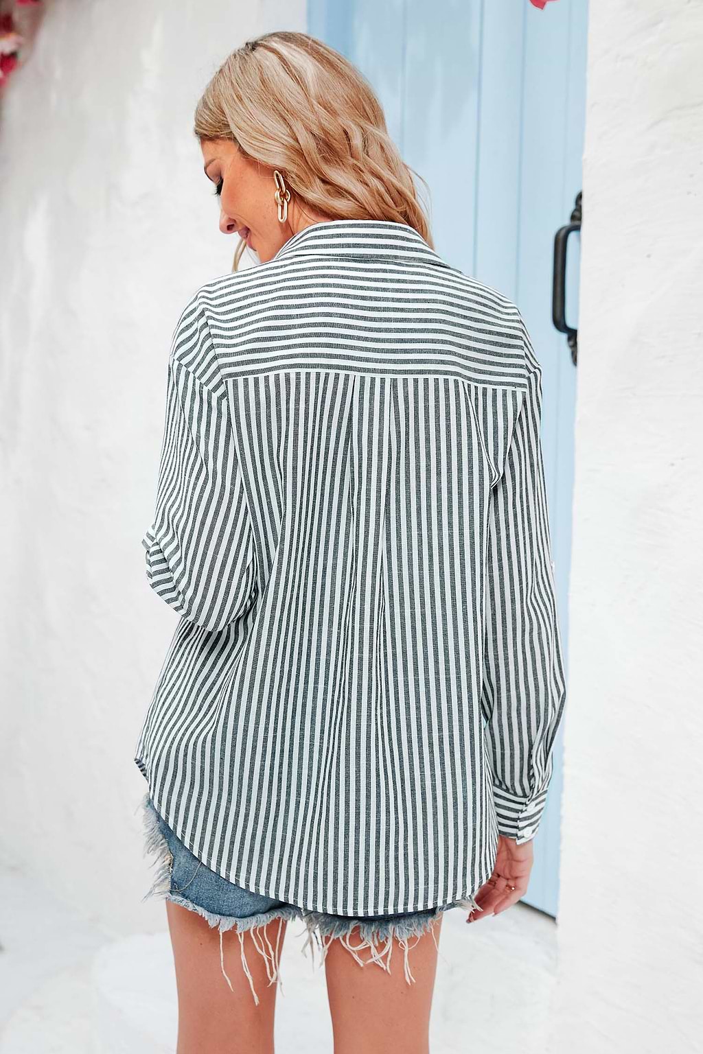 Coraline Striped Pocket Shirt