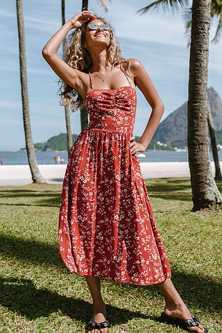 lace detail satin dress Abbey Lace-Up Slit A-Line Satin Formal Dress main image 0