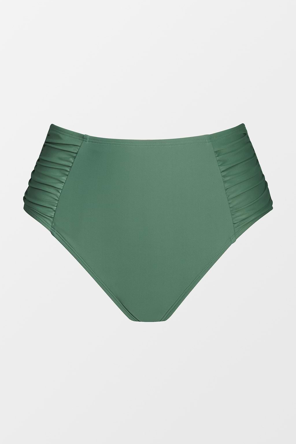 Geraffte High Waist Retro Bikinihose