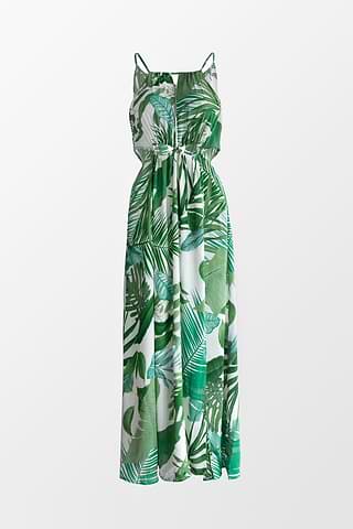 chinese dress ladies Leafy Cascade Long Dress – Ordinaree main image 0