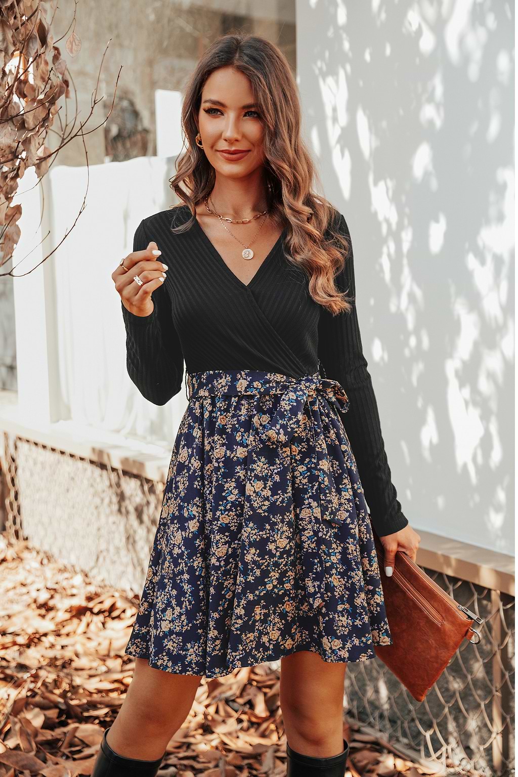 Desma Ditsy Floral A-Line Dress