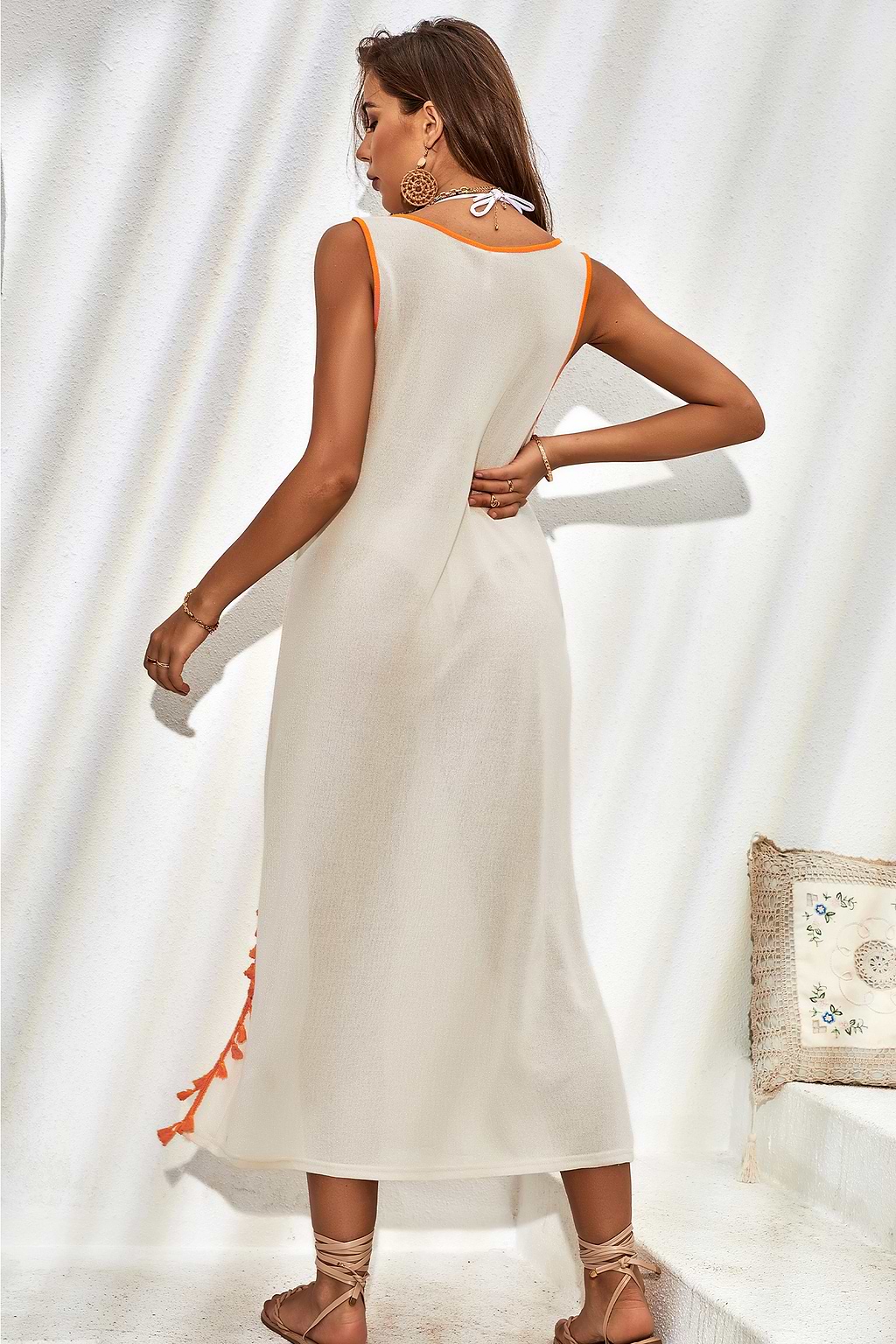 Cover Up Escote scoop Tirantes fijos