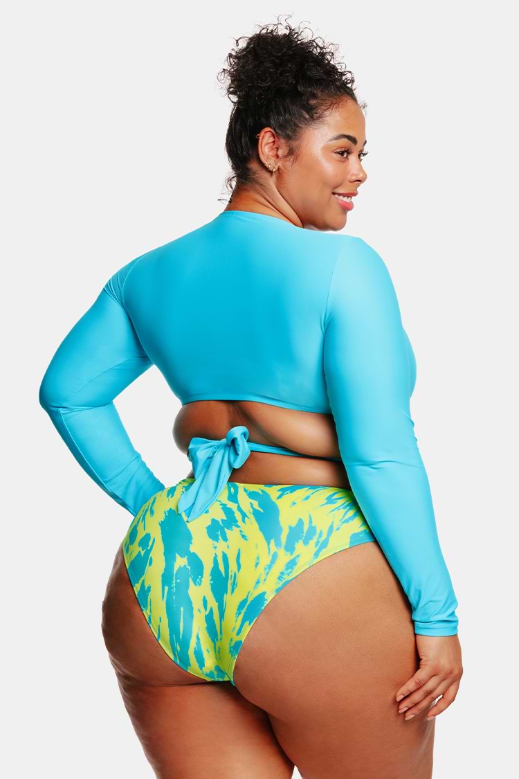 Art Walk Animal Cheeky Plus Size Bikini Bottom