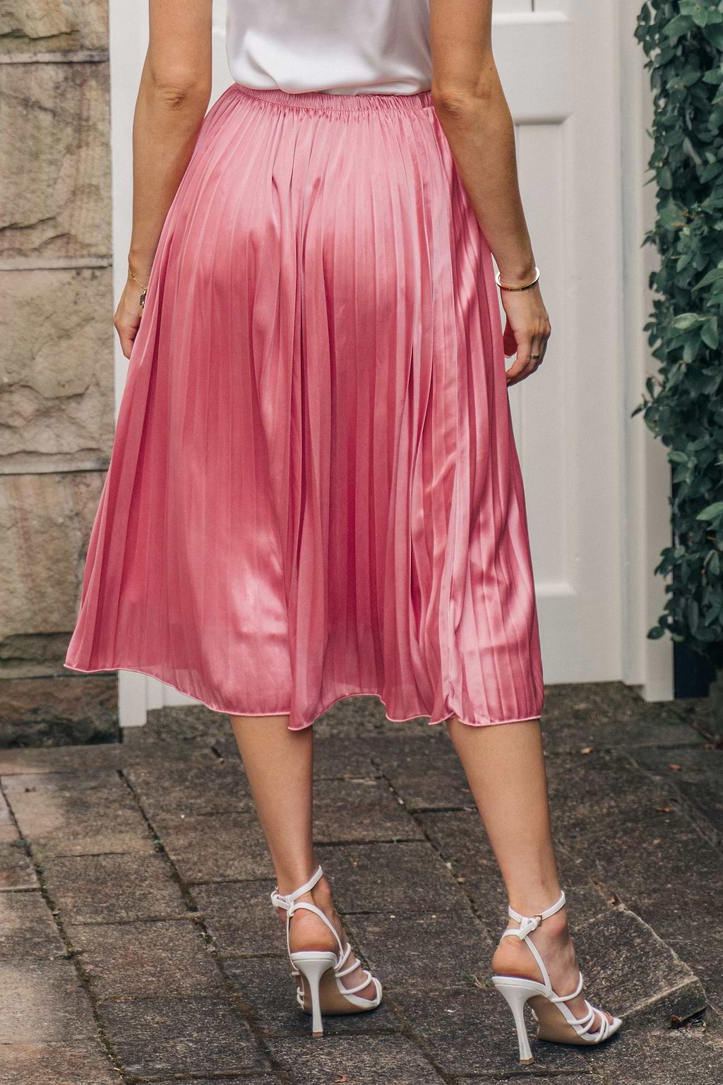 Antoinette Ruching Straight Skirt