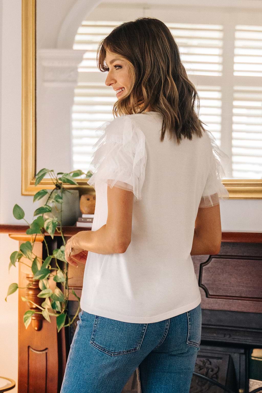 Chesterman Beach V-neck Short Sleeve Jersey Tee