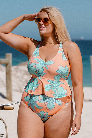 Plus Size Tummy Control Mid Rise Bikini Bottom-Cupshe UK