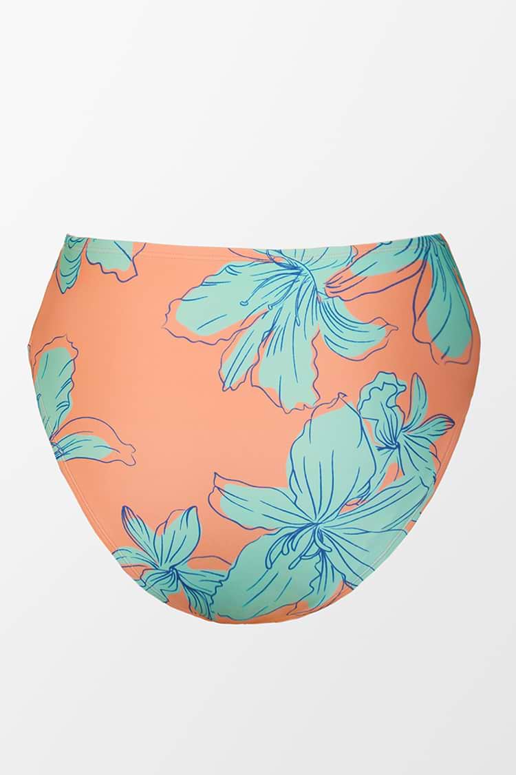 Pui flower peplum swimsuit 水着 PUI 新品未使用品flower peplum swimsuit