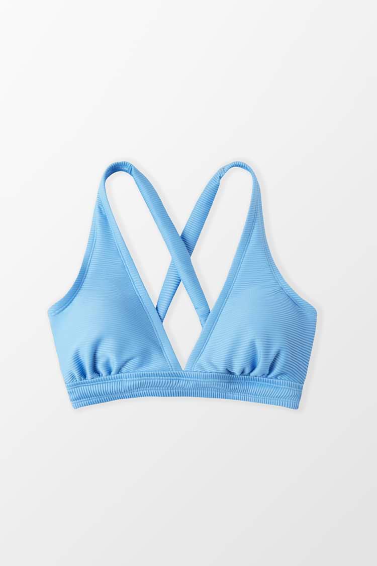 Strawberry Field Tie High Waist Tummy Control Plus Bikini Bottom
