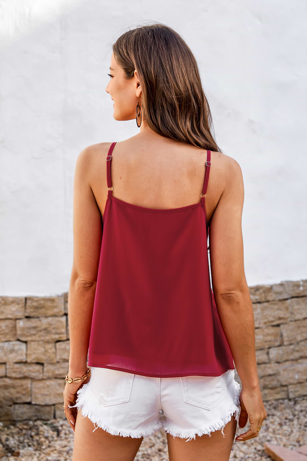 Higher Up Lace V-Neck Cami