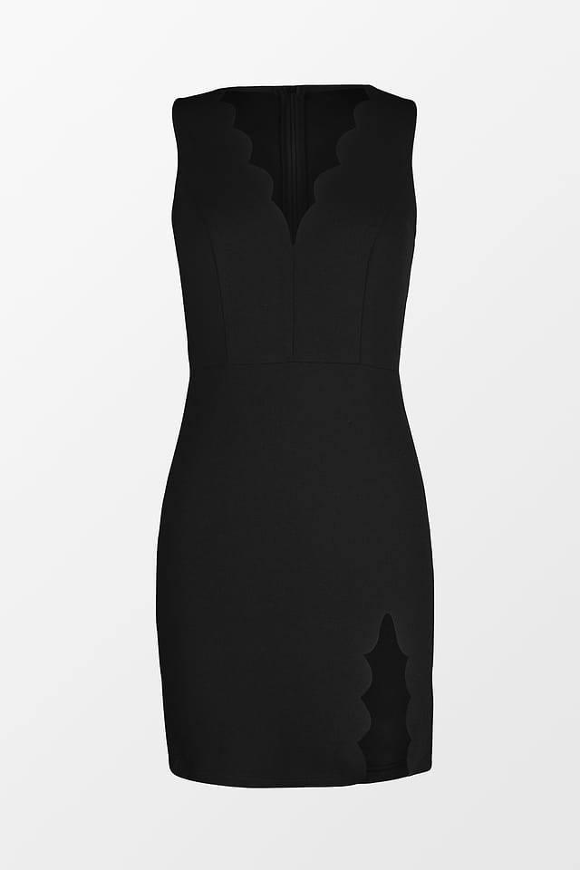 princess polly baby blue dress Black Dresses With Slit