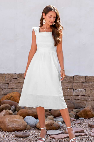 Full Of Love Ruffled Cap Sleeve Maxi Dress