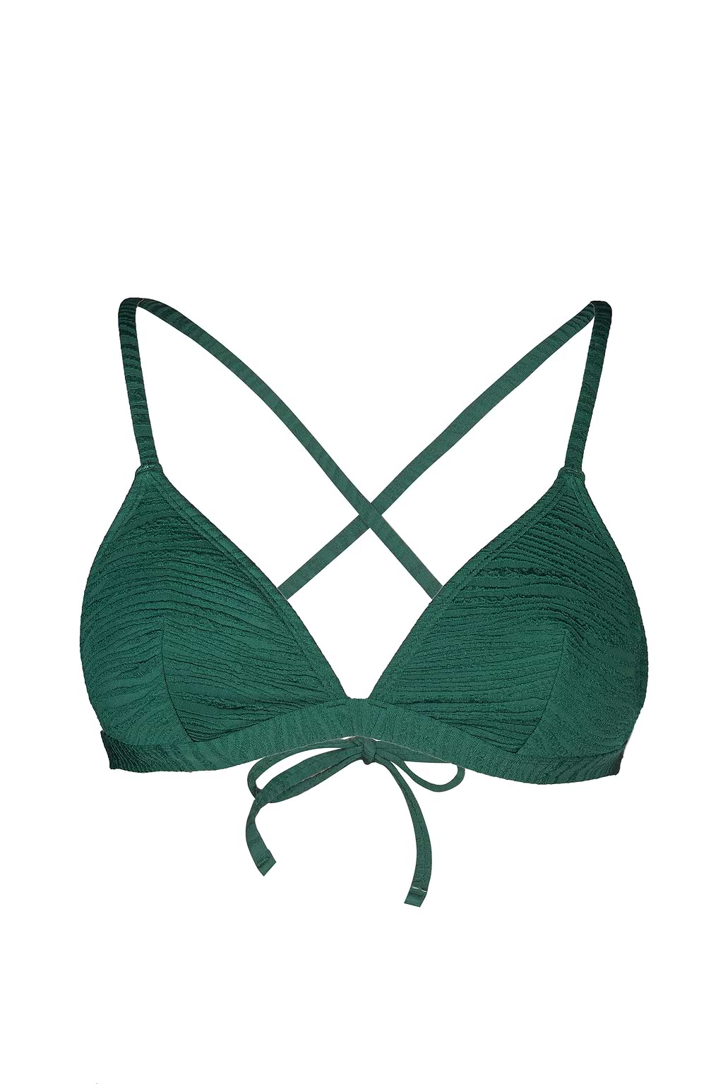 Jacquard Zebra Banded Triangle Bikini Top