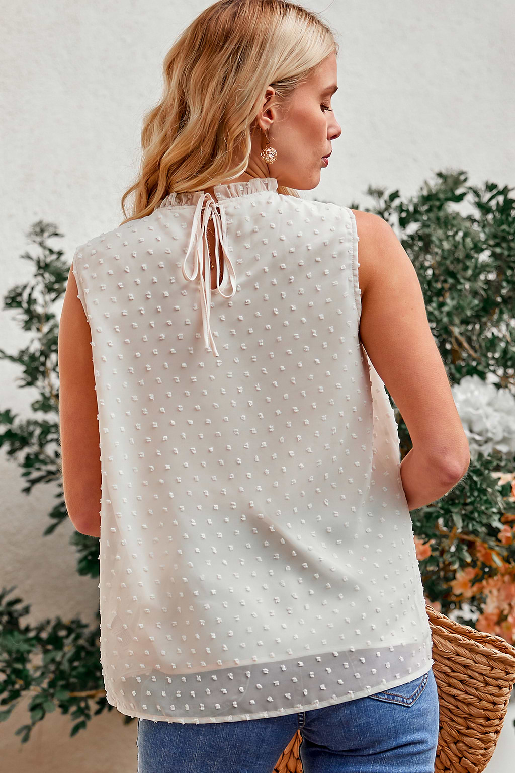 Top Fruncido de Lunares