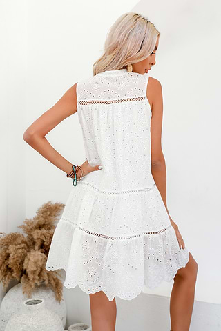 Julianne Eyelet Lace Mini Dress Julianne Eyelet Lace Mini Dress