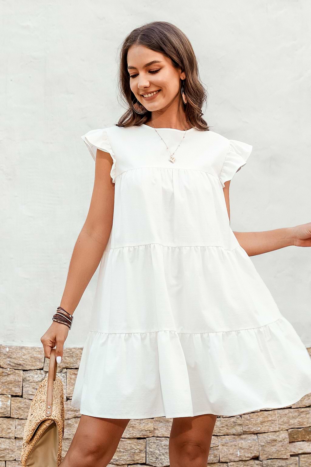 Berkley Tiered Ruffled Babydoll Dress