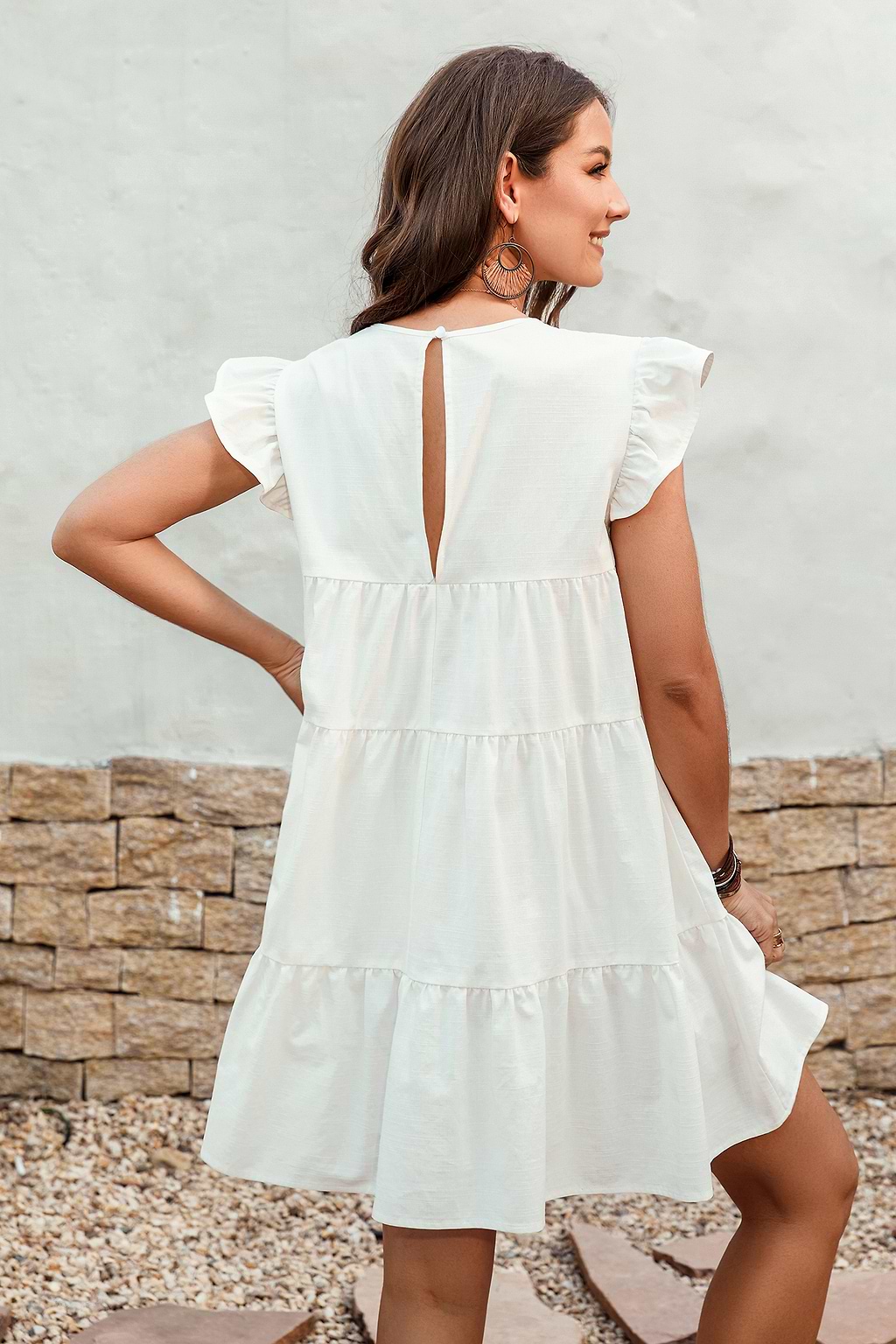 Berkley Tiered Ruffled Babydoll Dress