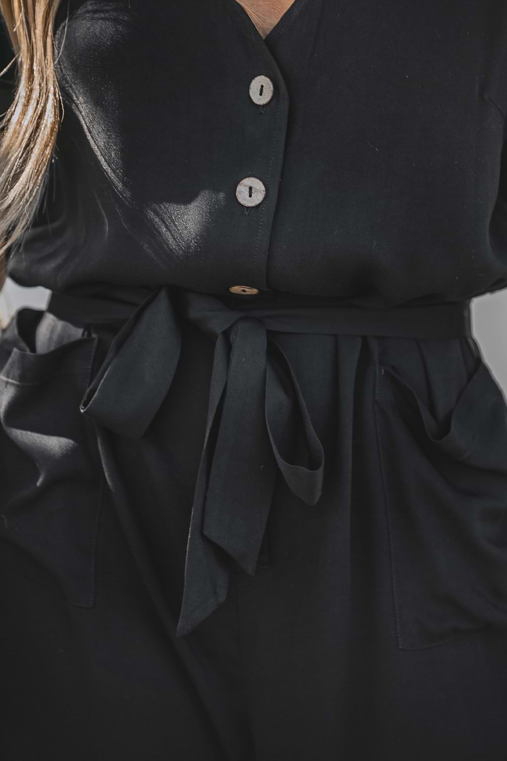 Hermine Belted Capri Jumpsuit