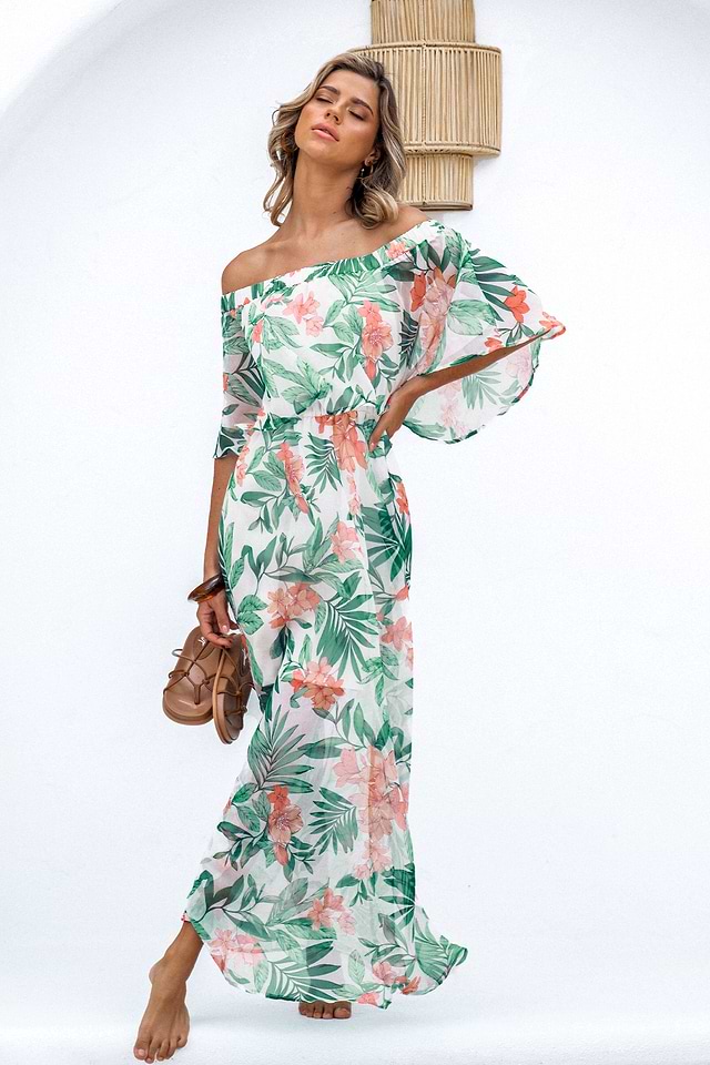 indian off shoulder dress INDIA Sexy Off the Shoulder Mesh Ruffle Dress  Sapphire Bleu