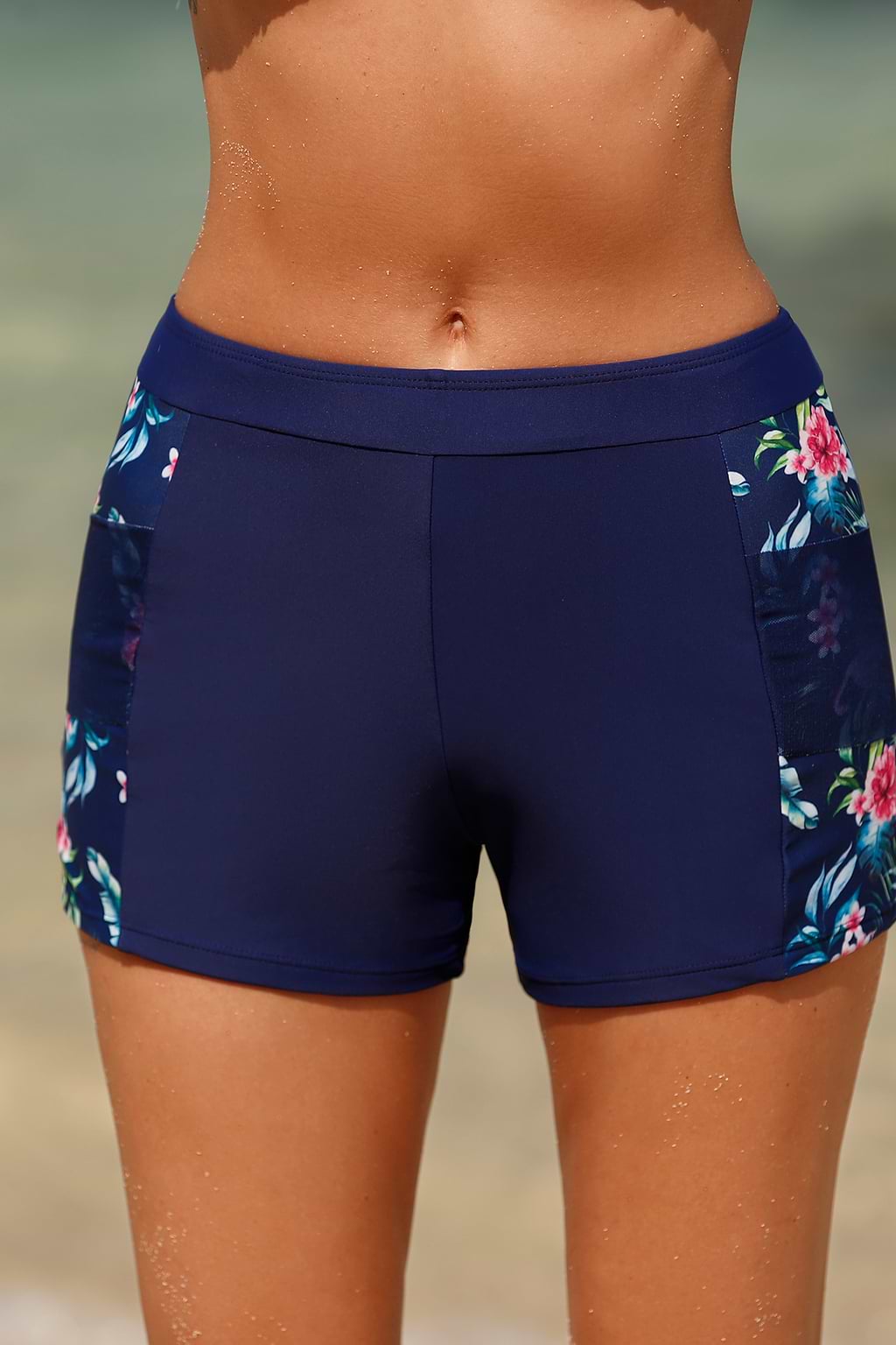 Floral Print Swim Shorts