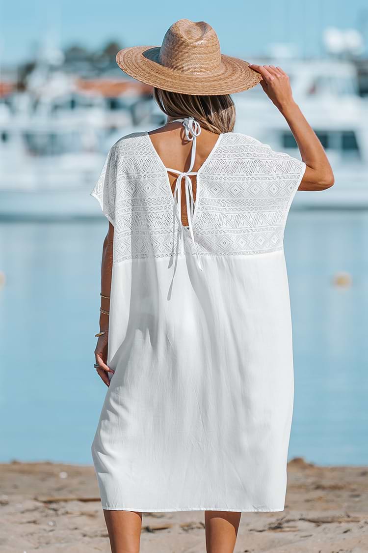 Lace Maxi Cover-Up Dress