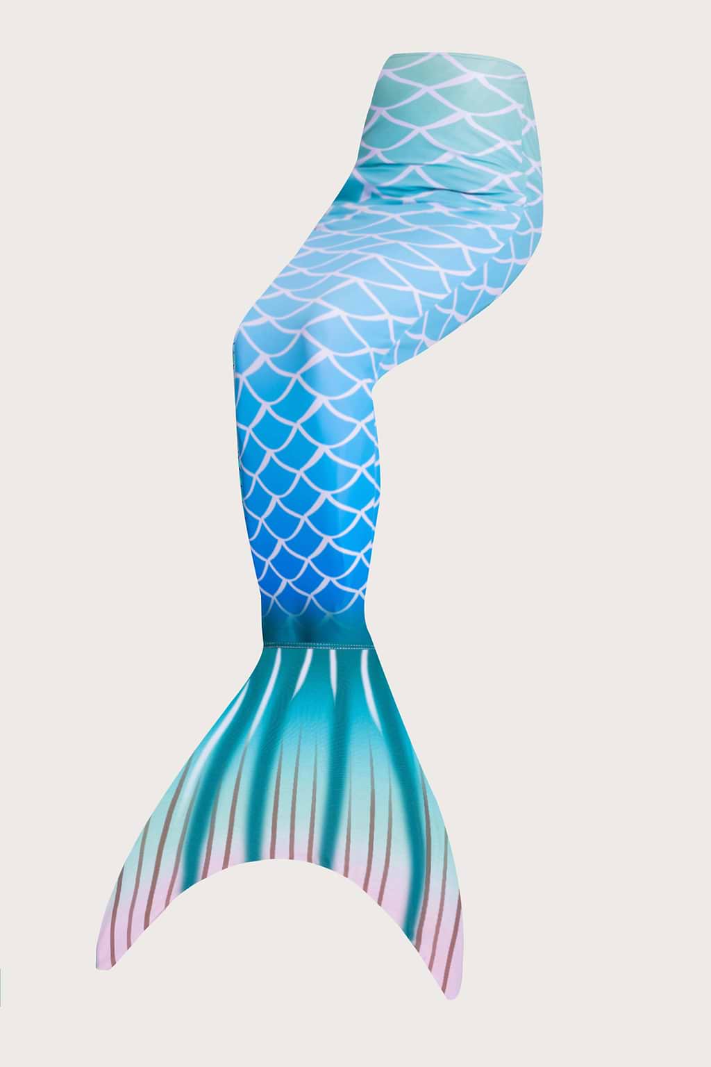 Mermaid Print Swim Maxi Skirt