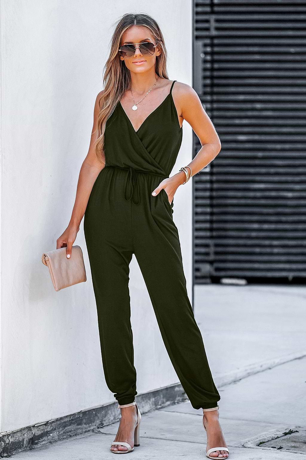 Drawstring Cami Playsuit