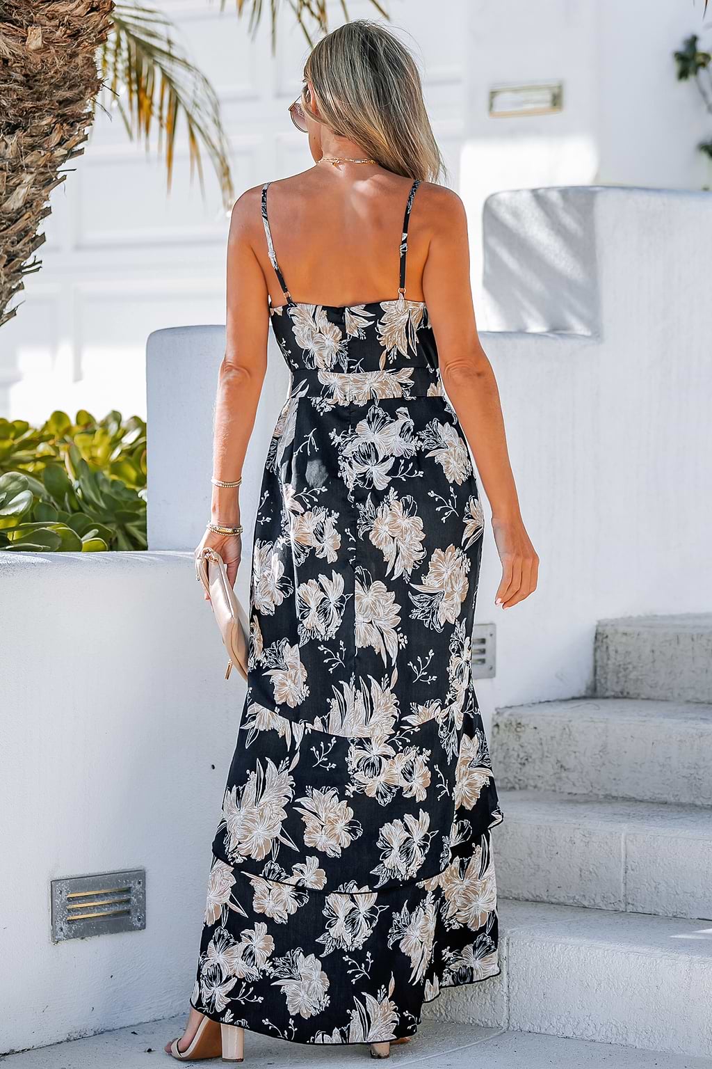 Floral Print Maxi Dress